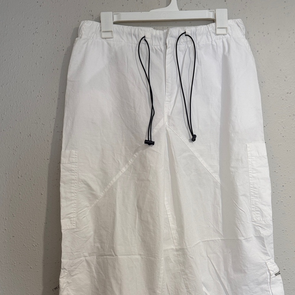 White Drawstring Skirt
